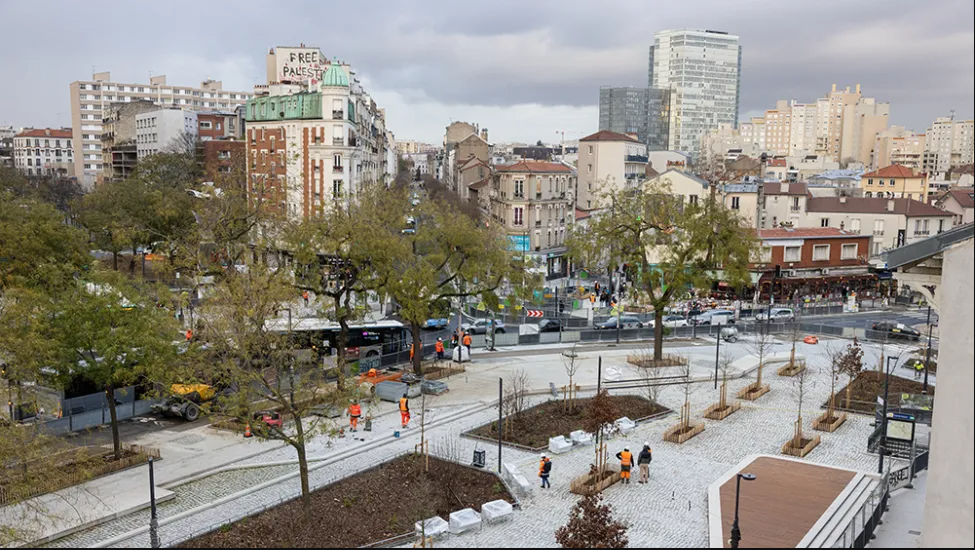 Vue de la Croix de Chavaux
